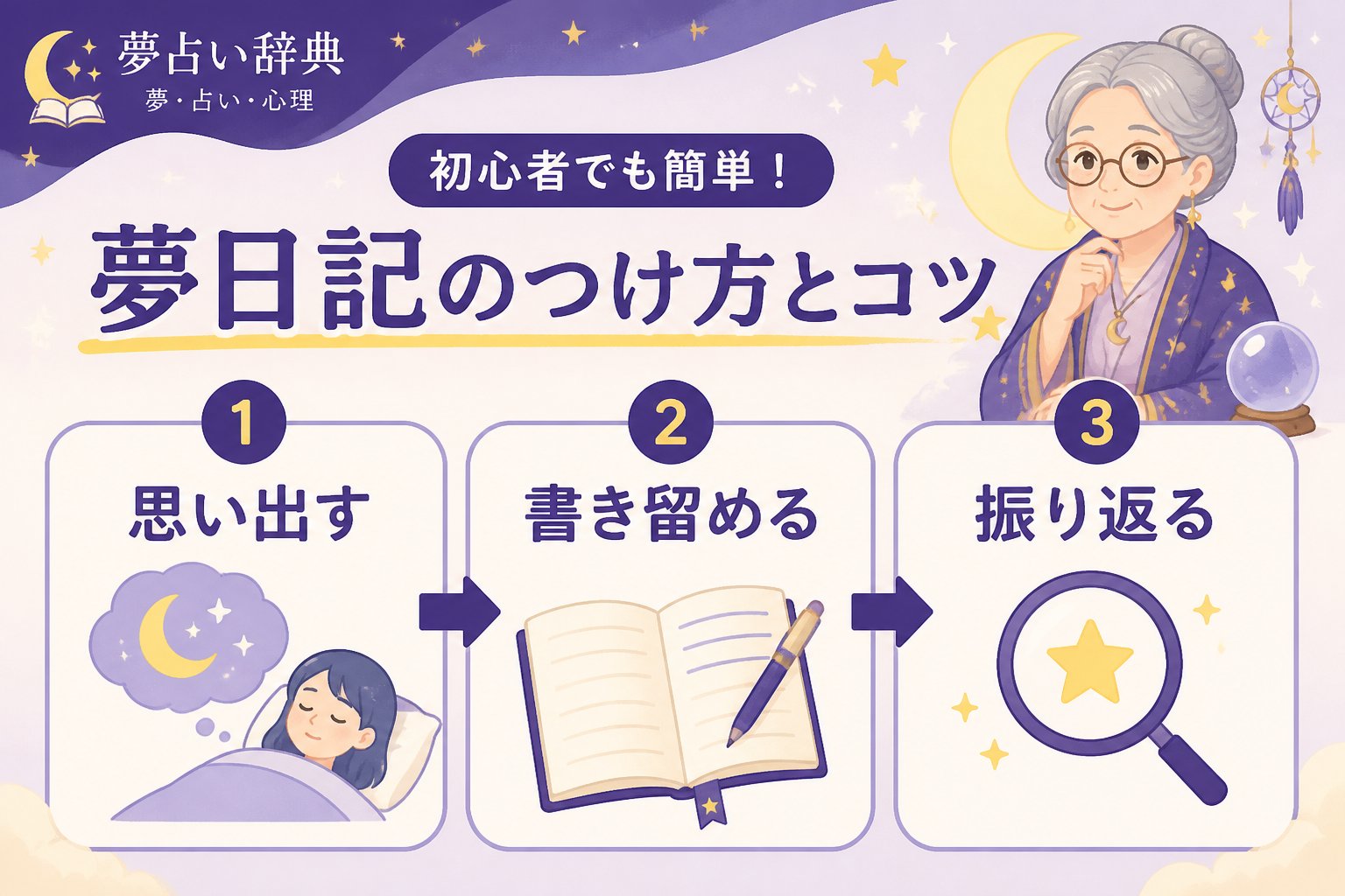 心理 初心者でも簡単!夢日記のつけ方とコツ
