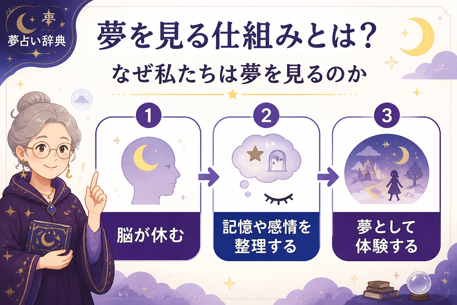 心理 夢を見る仕組みとは?なぜ私たちは夢を見るのか