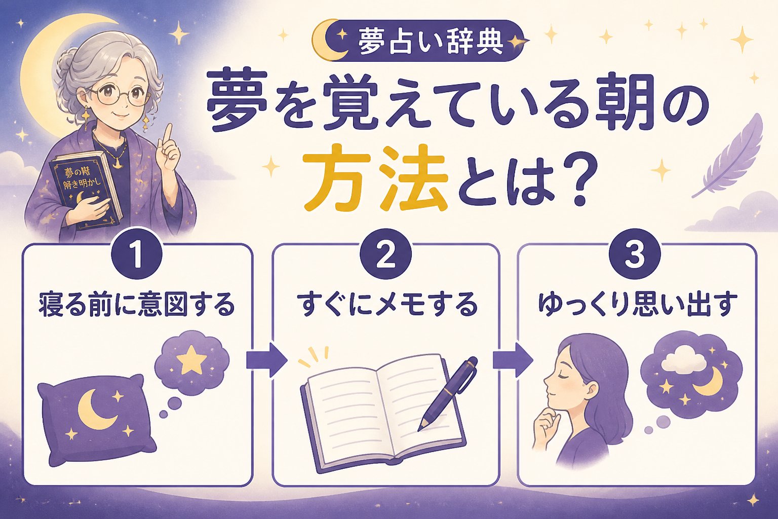 心理 夢を覚えている朝の方法とは?原因と対策