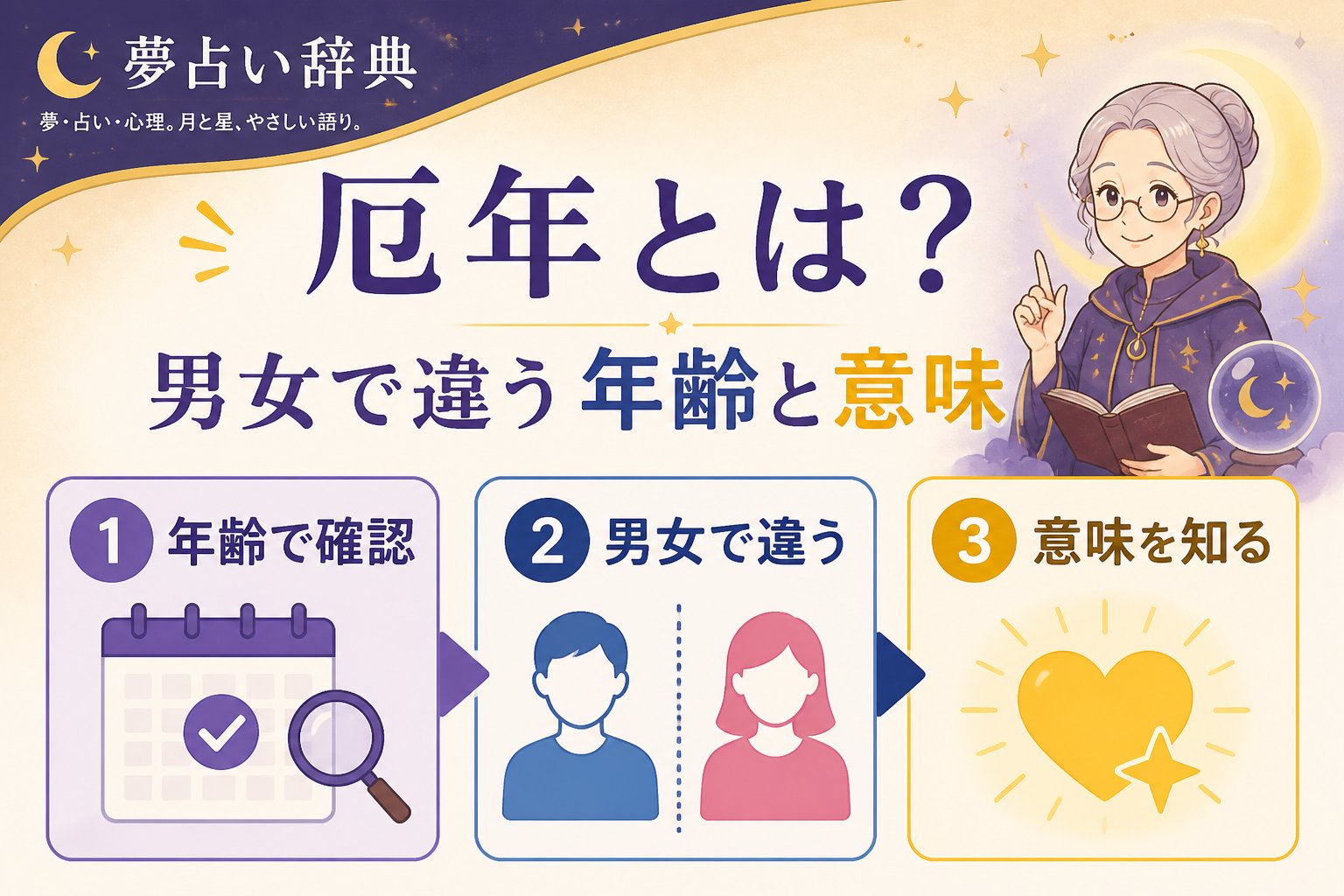 運勢 厄年とは?男女で違う年齢と意味