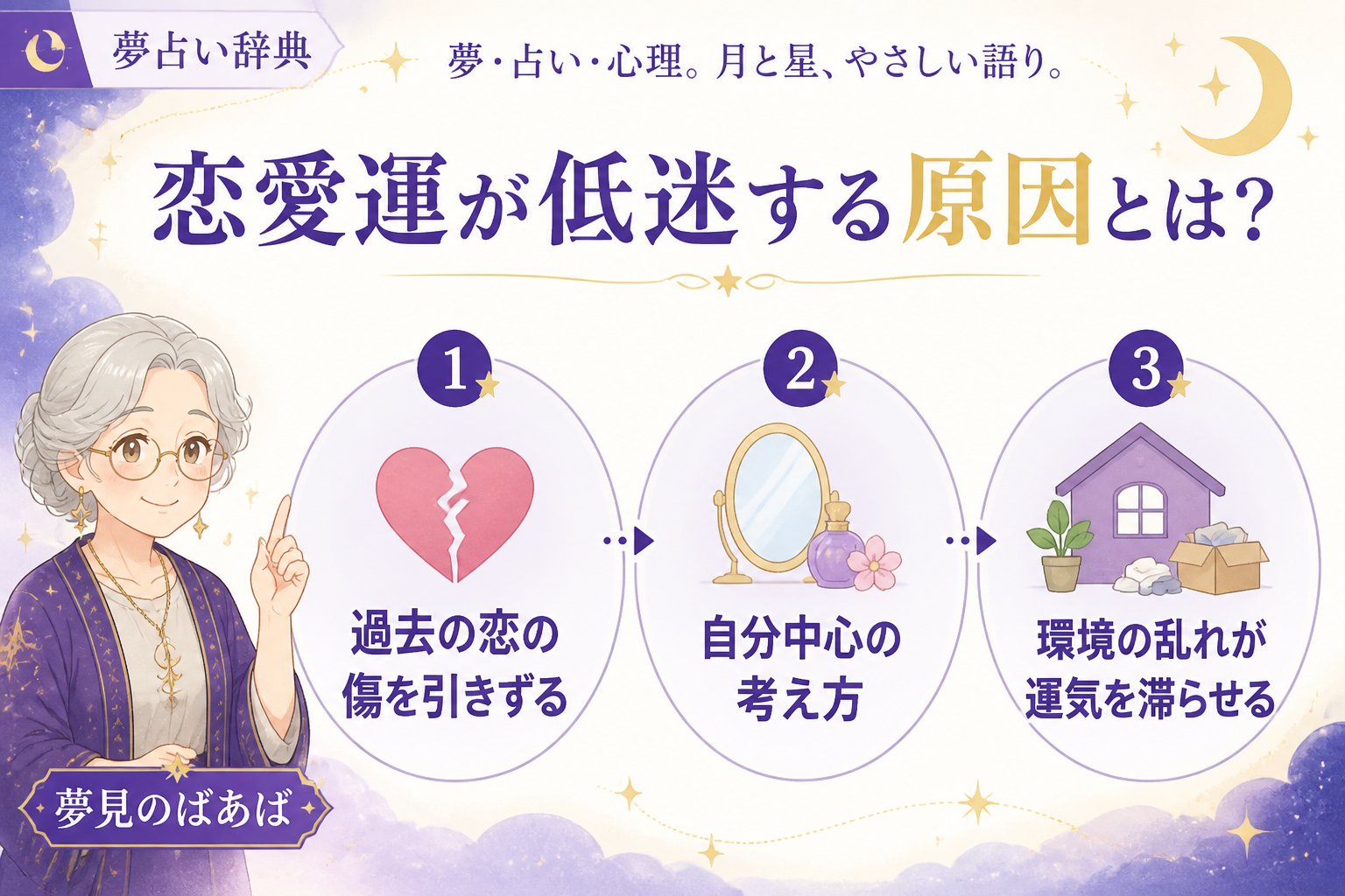 運勢 恋愛運が低迷する原因とは?