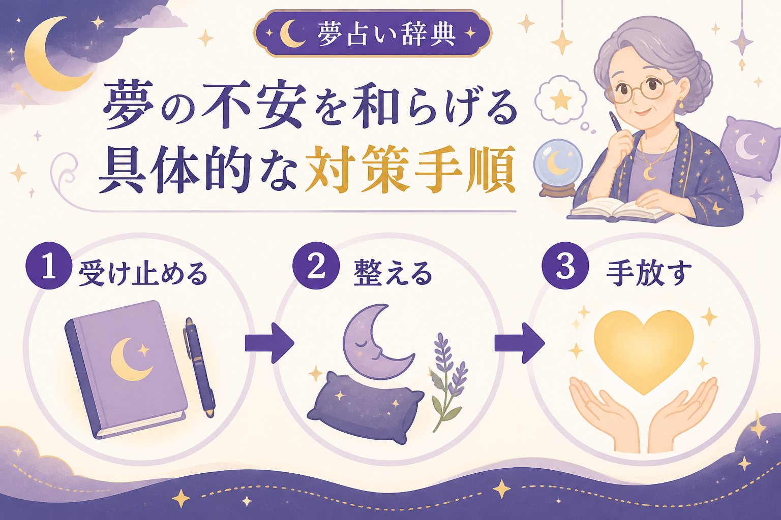 心理 夢の不安を和らげる具体的な対策手順
