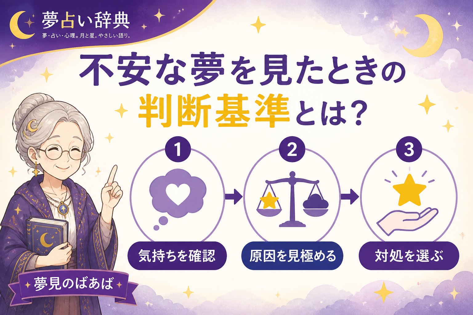 スピリチュアル 不安な夢を見たときの判断基準とは？
