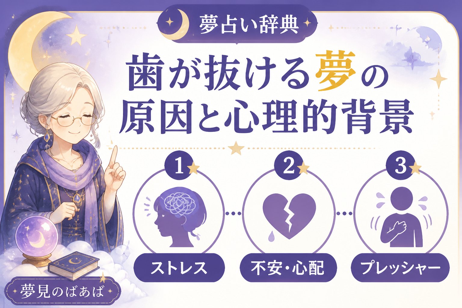 心理 歯が抜ける夢の原因と心理的背景