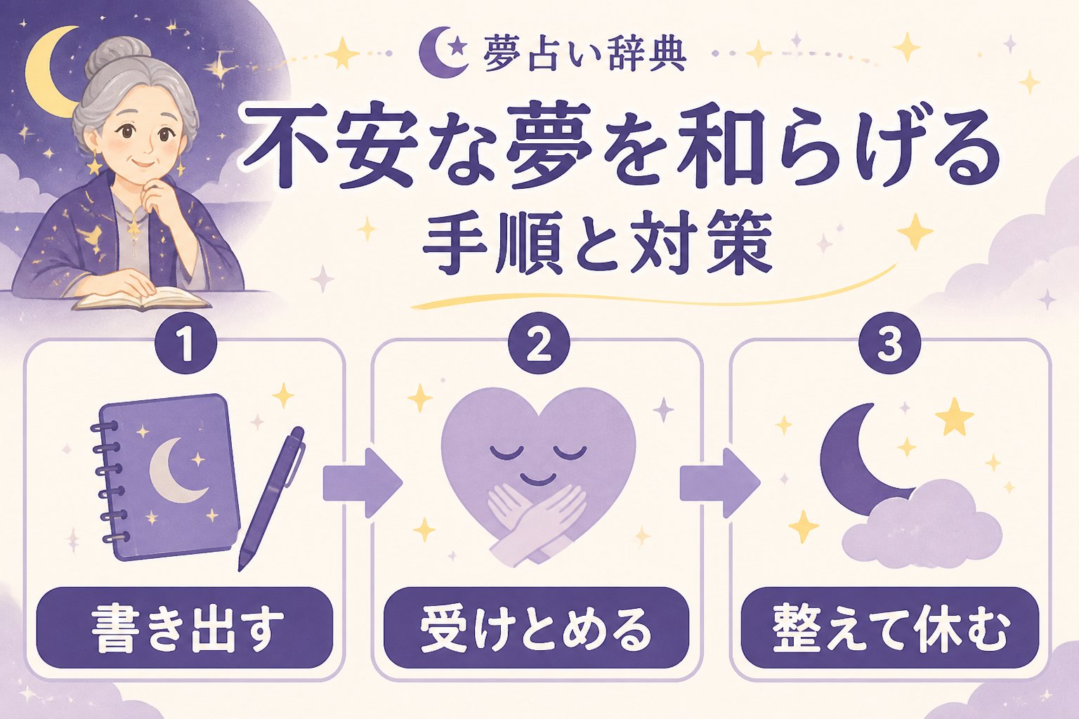 運勢 不安な夢を和らげる手順と対策