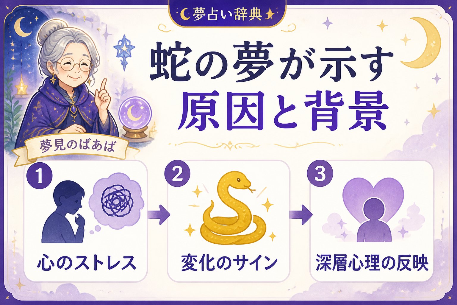 夢占い 蛇の夢が示す原因と背景
