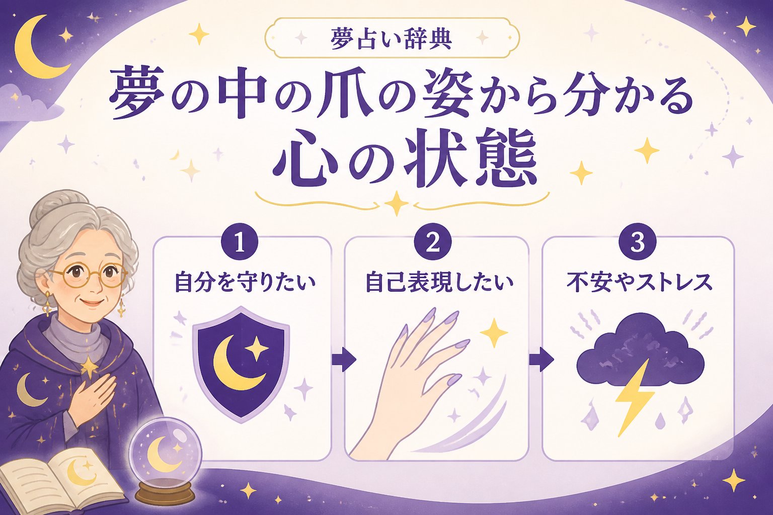 心理 夢の中の爪の姿から分かる心の状態