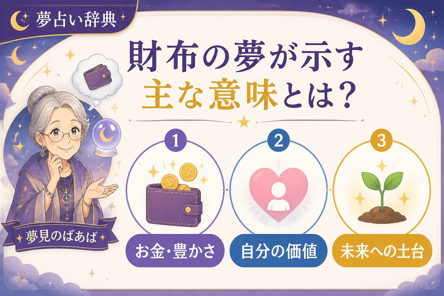 夢占い 財布の夢が示す主な意味とは?