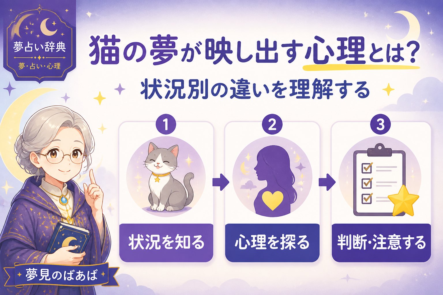 夢占い 猫の夢が映し出す心理とは?状況別の違いを理解する