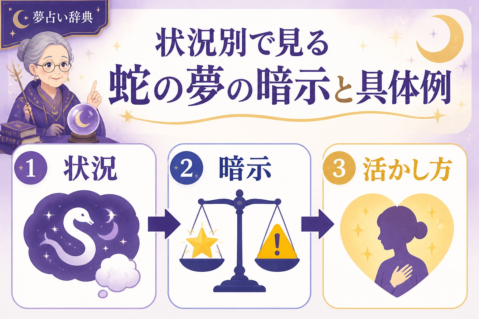 夢占い 状況別で見る蛇の夢の暗示と具体例