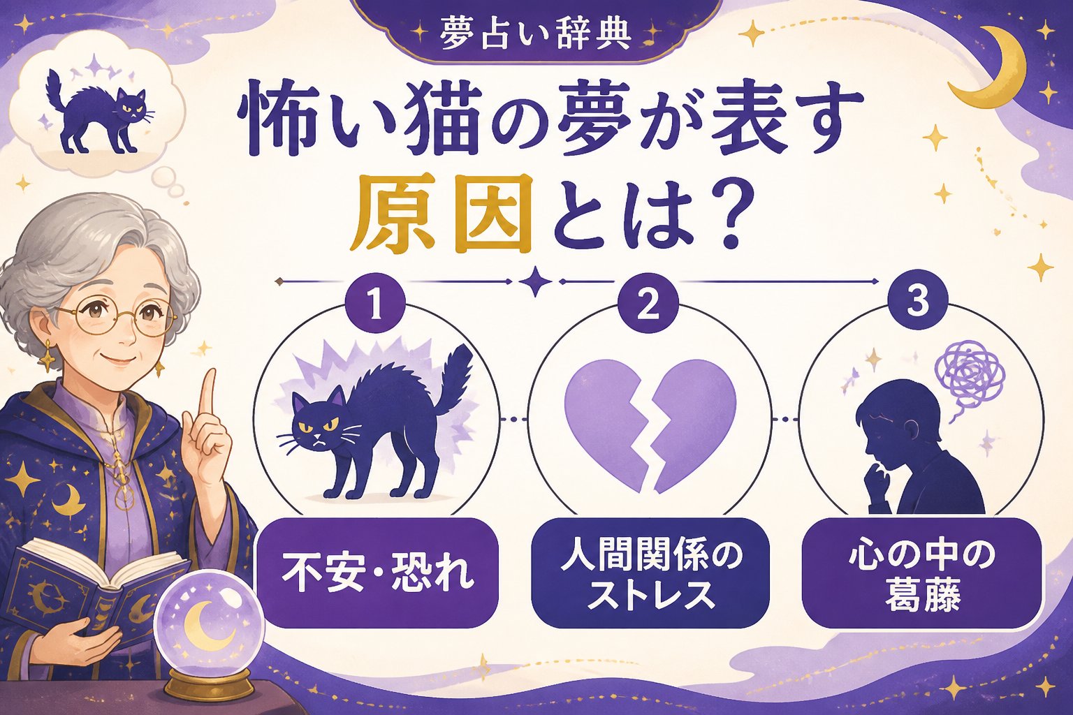 夢占い 怖い猫の夢が表す原因とは？