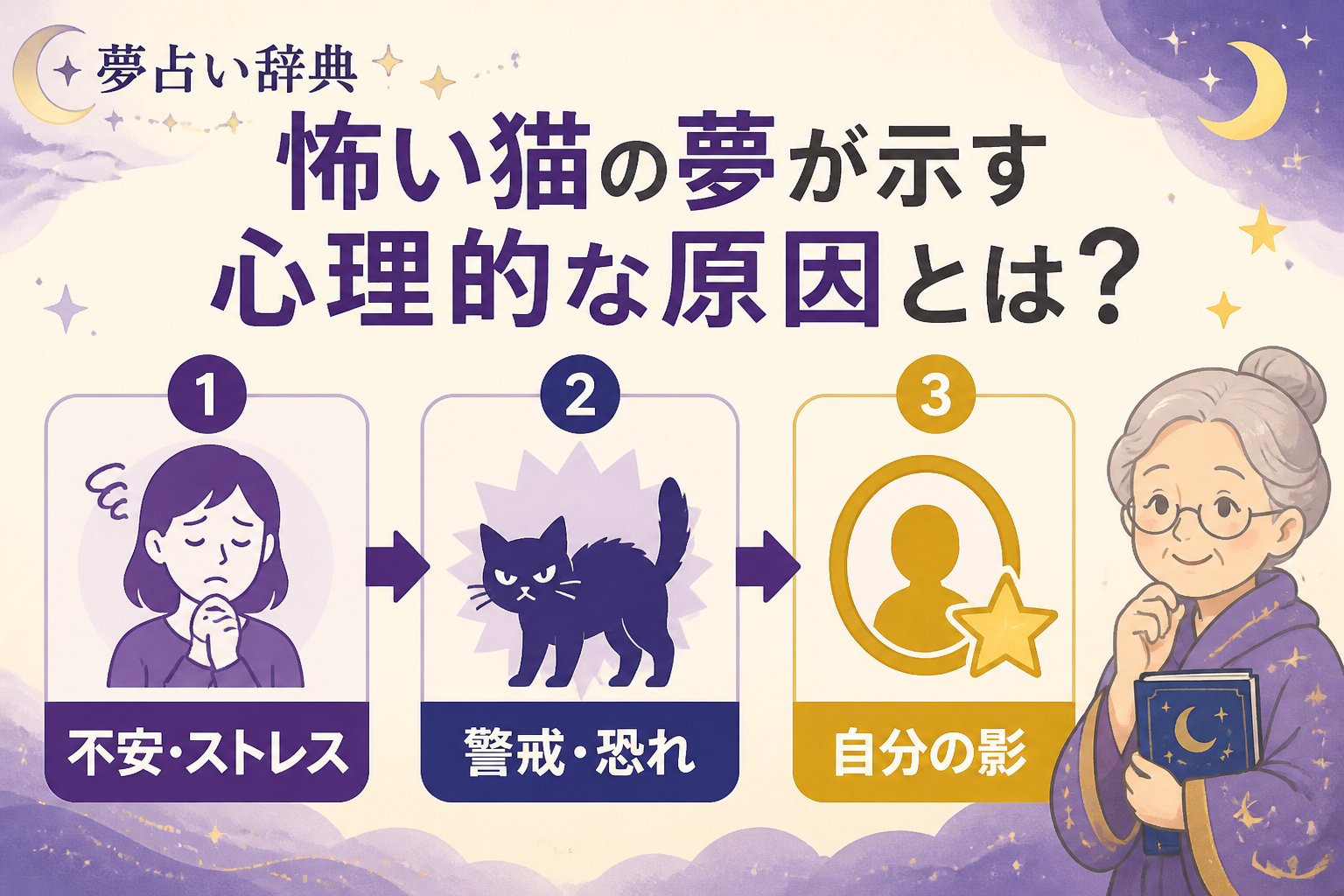 夢占い 怖い猫の夢が示す心理的な原因とは?