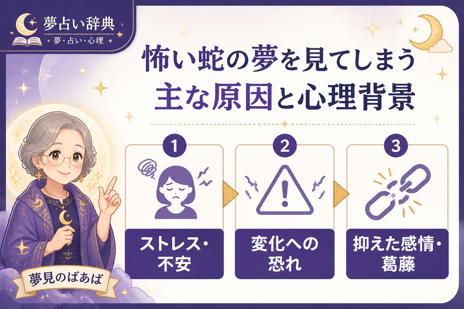 夢占い 怖い蛇の夢を見てしまう主な原因と心理背景