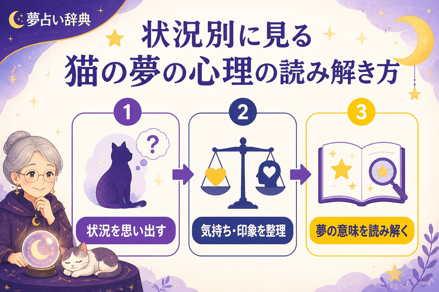 夢占い 状況別に見る猫の夢の心理の読み解き方