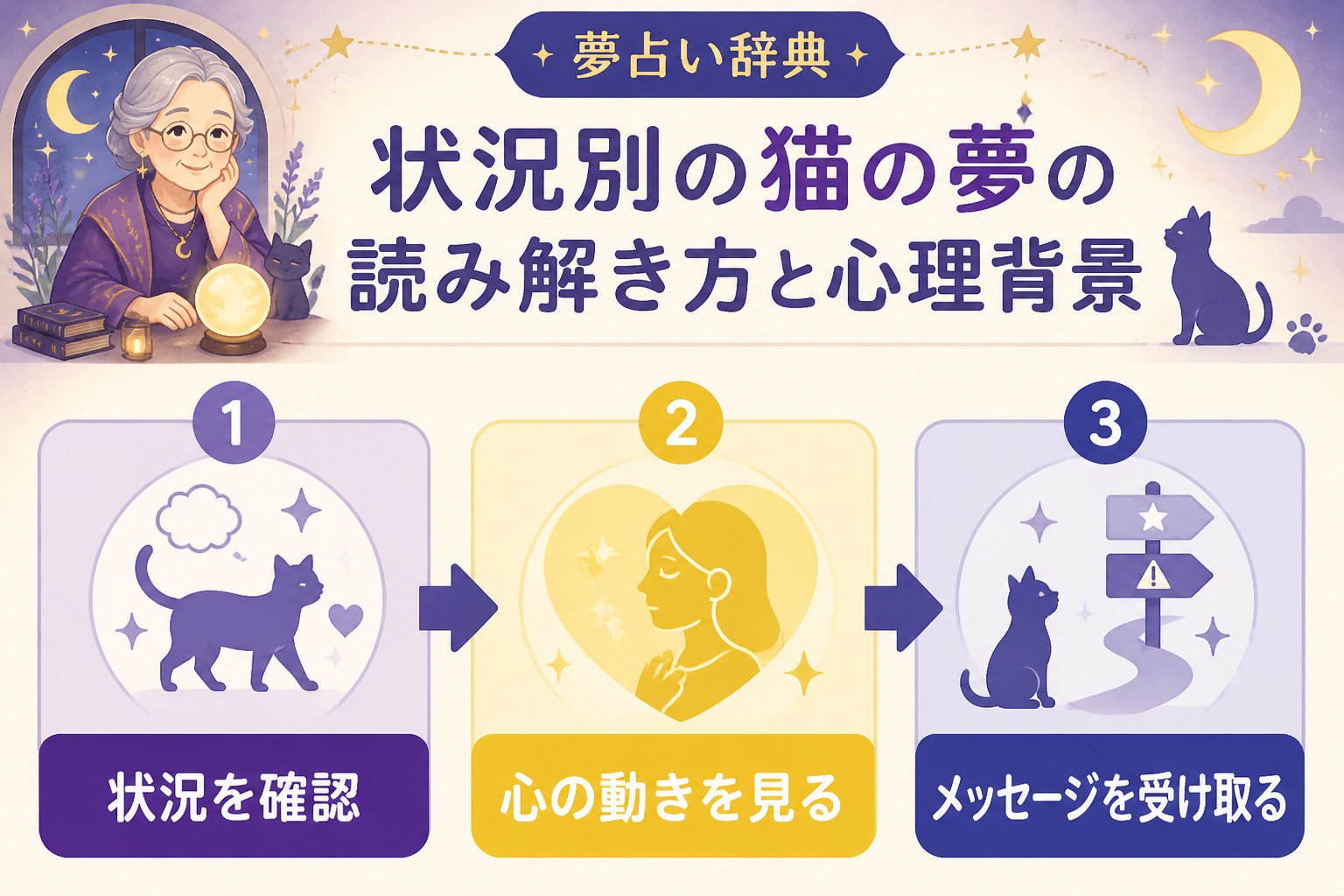 夢占い 状況別の猫の夢の読み解き方と心理背景
