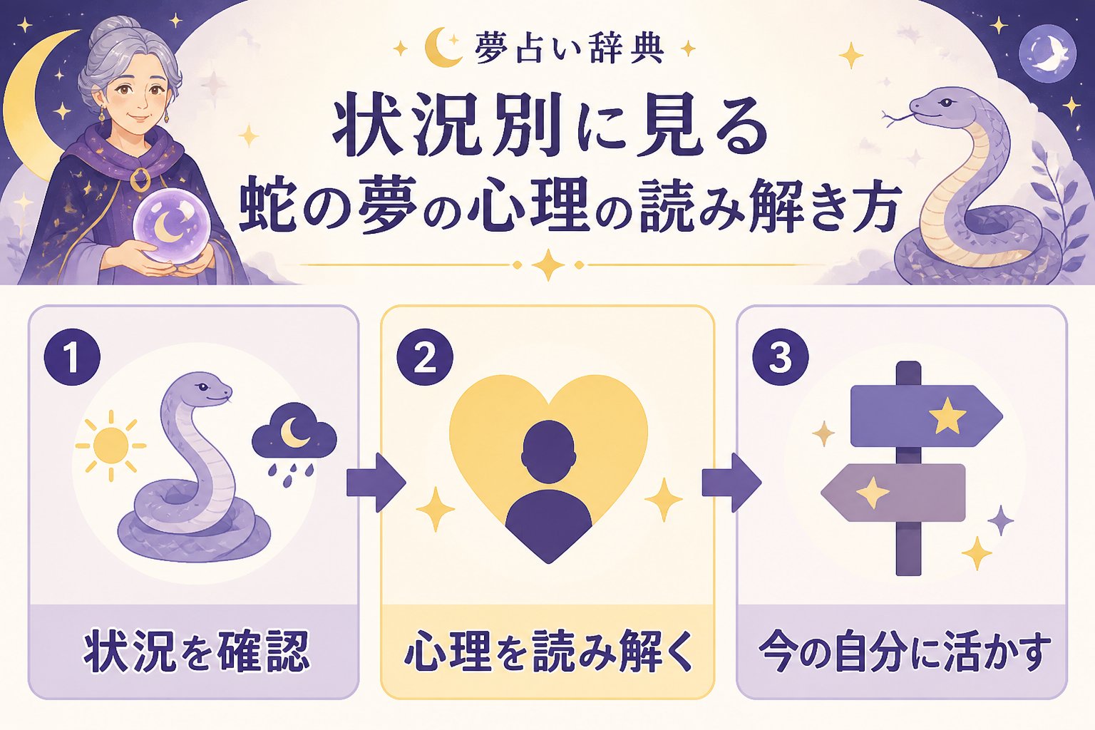 夢占い 状況別に見る蛇の夢の心理の読み解き方