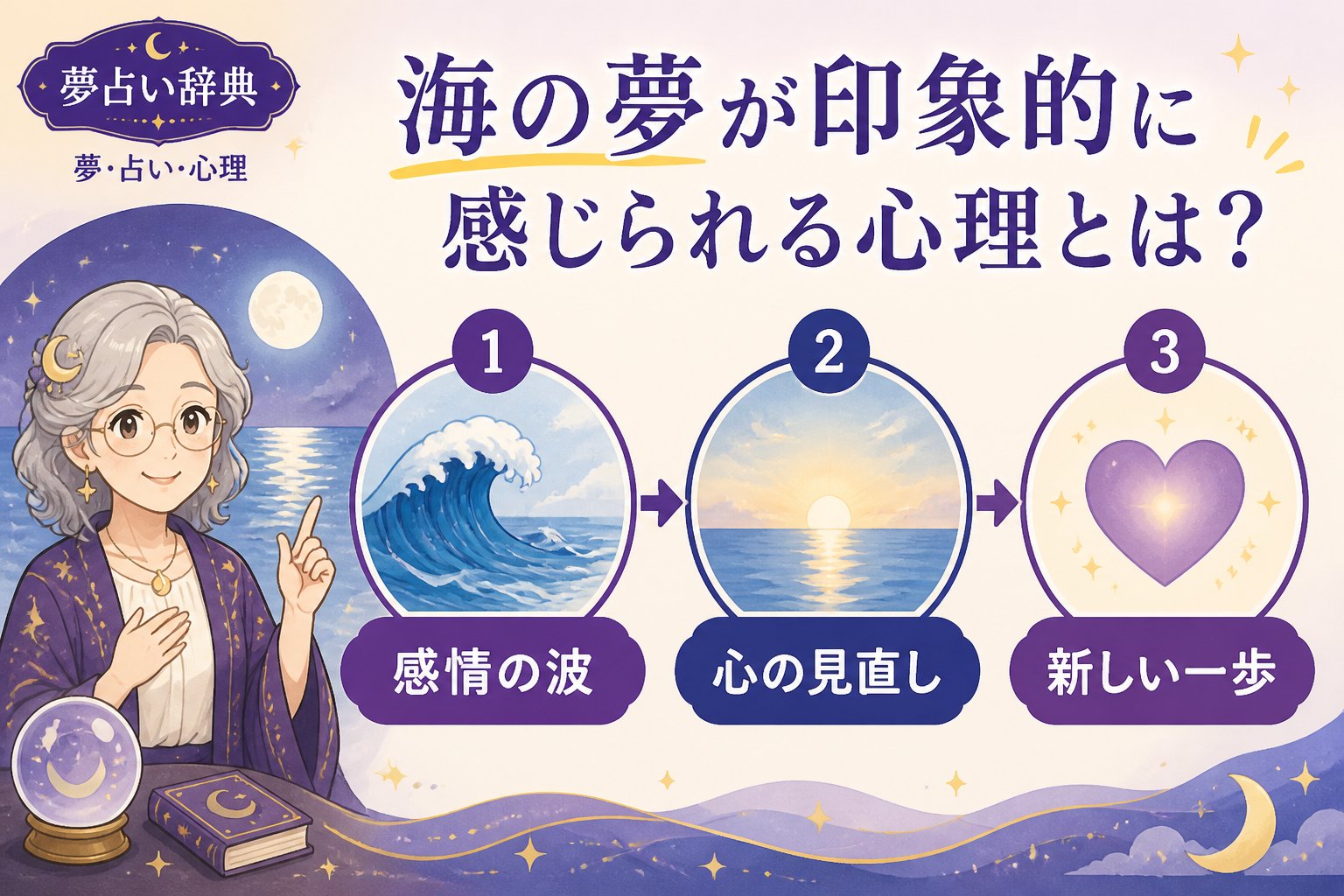 夢占い 海の夢が印象的に感じられる心理とは?