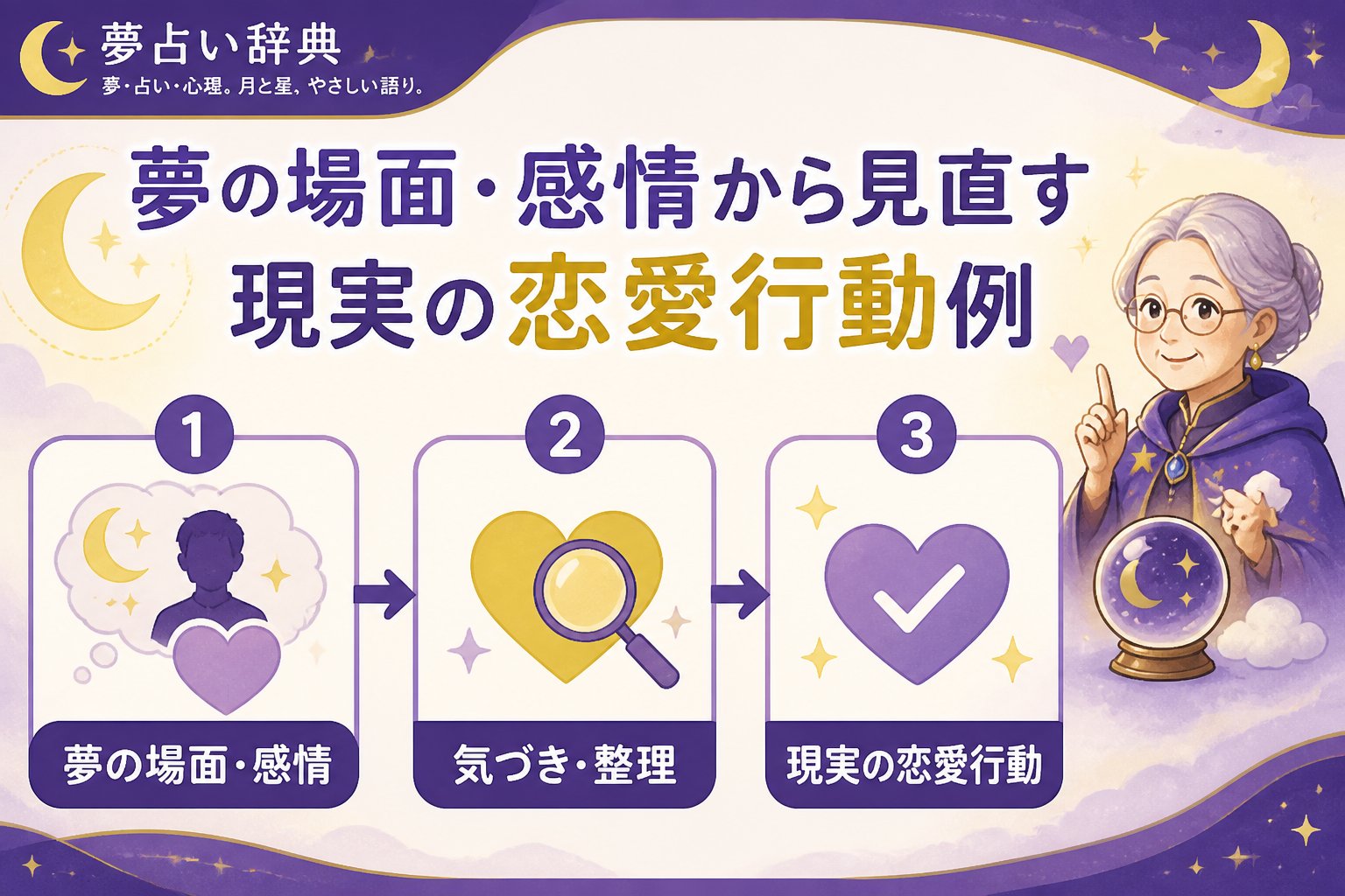 運勢 夢の場面・感情から見直す現実の恋愛行動例