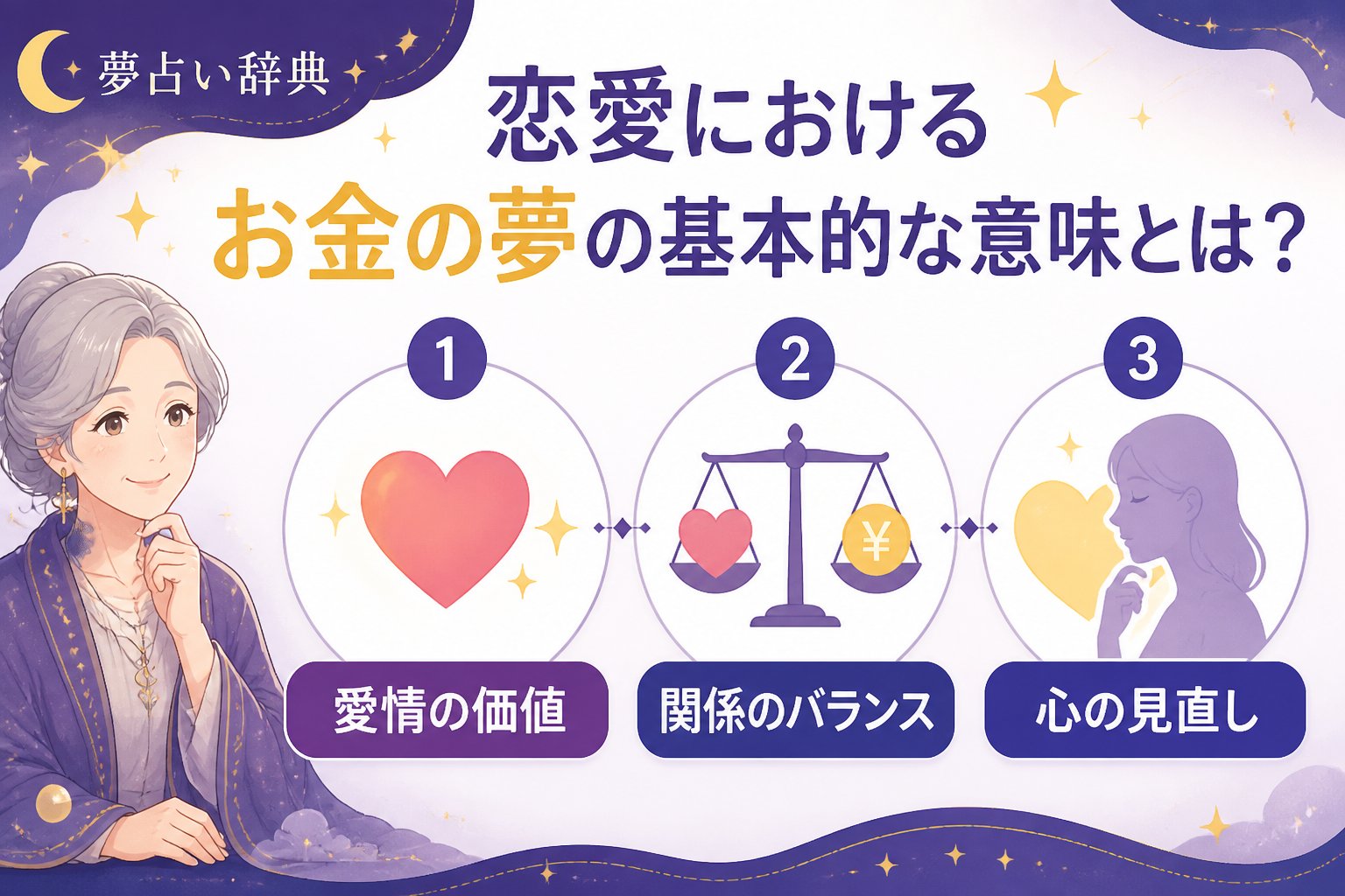 運勢 恋愛におけるお金の夢の基本的な意味とは?