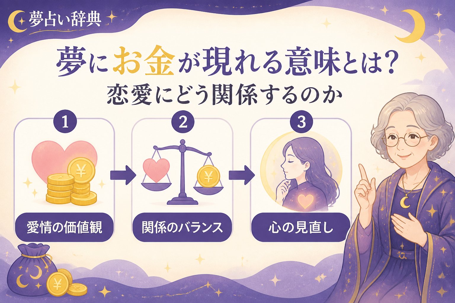 運勢 夢にお金が現れる意味とは?恋愛にどう関係するのか
