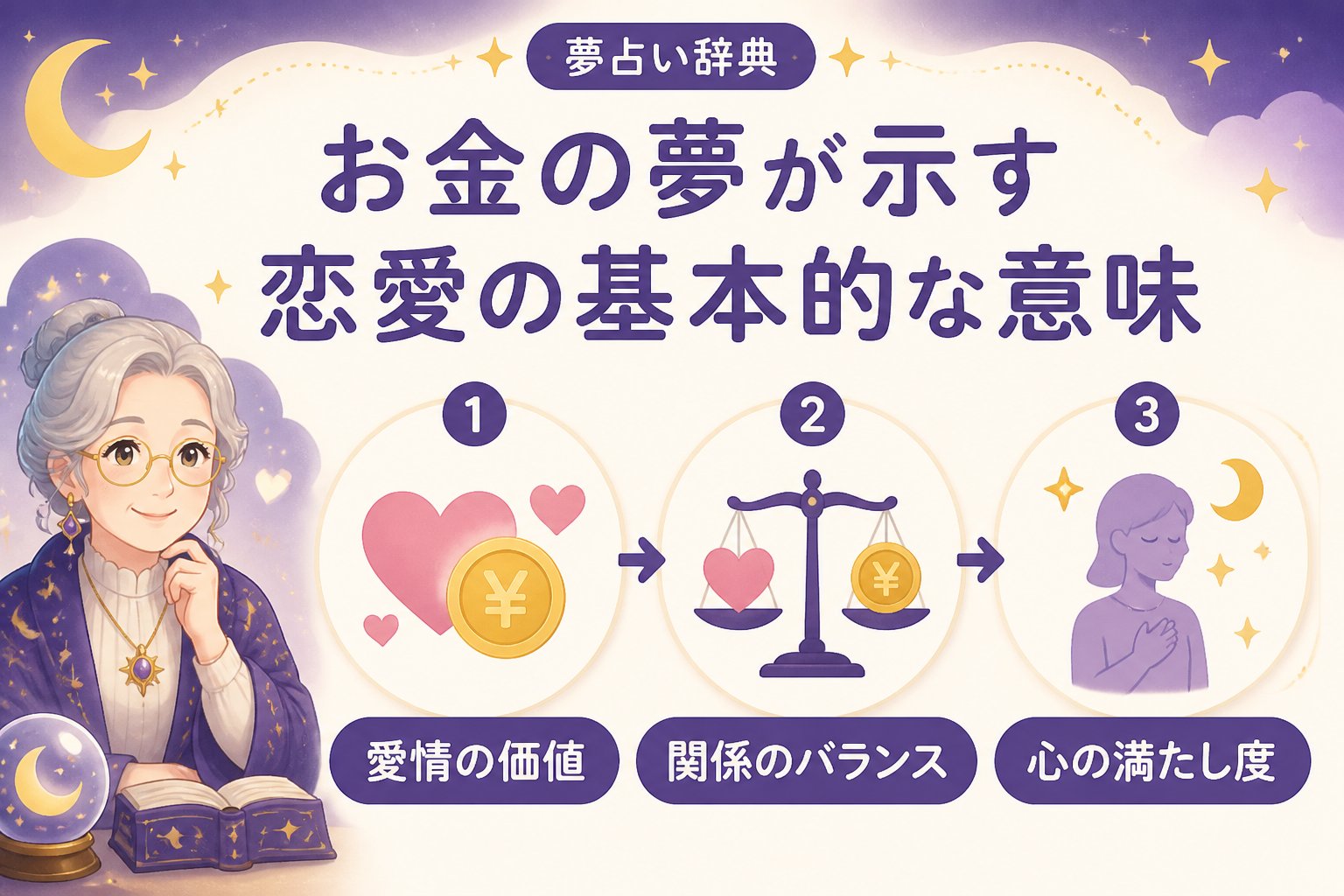 運勢 お金の夢が示す恋愛の基本的な意味