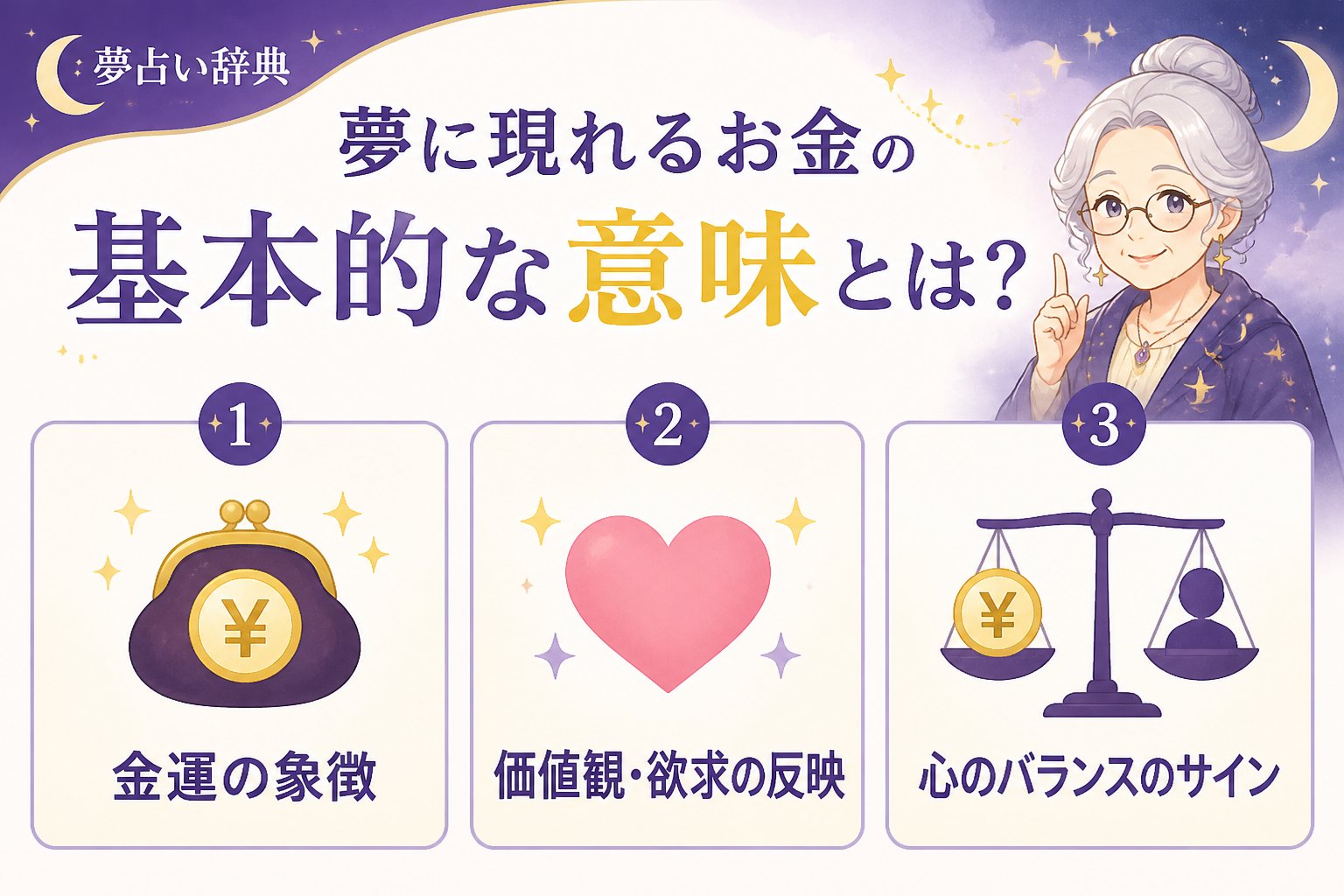 運勢 夢に現れるお金の基本的な意味とは？