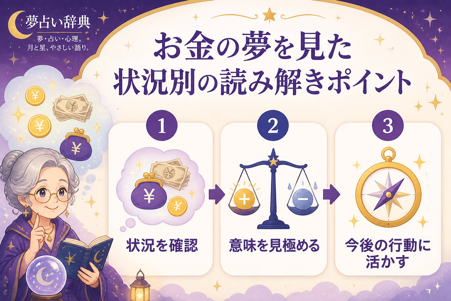 運勢 お金の夢を見た状況別の読み解きポイント