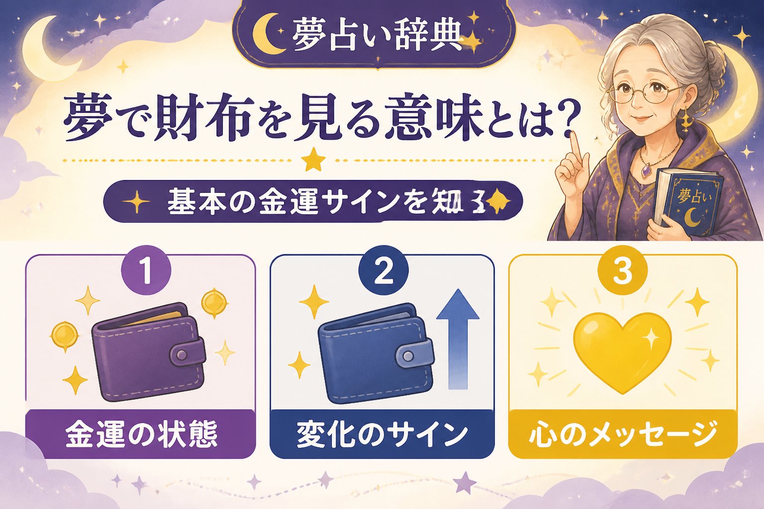 運勢 夢で財布を見る意味とは?基本の金運サインを知る