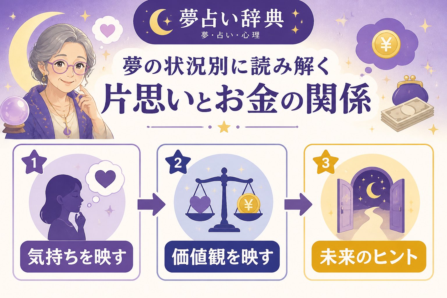 運勢 夢の状況別に読み解く片思いとお金の関係