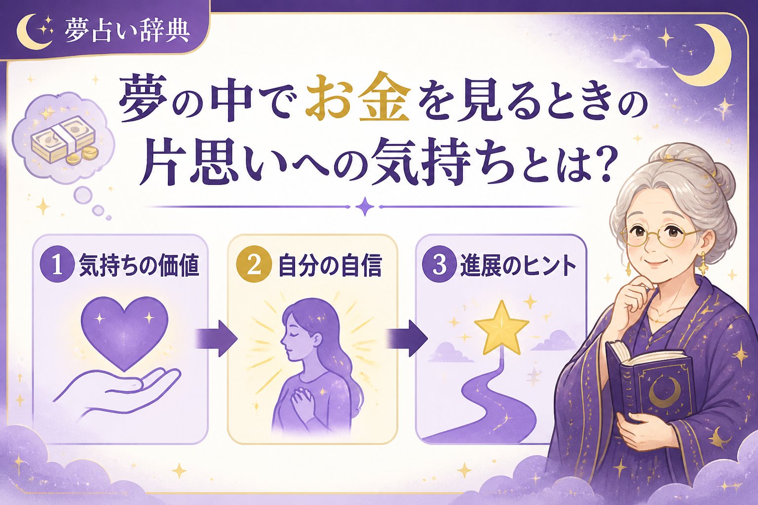 運勢 夢の中でお金を見るときの片思いへの気持ちとは？