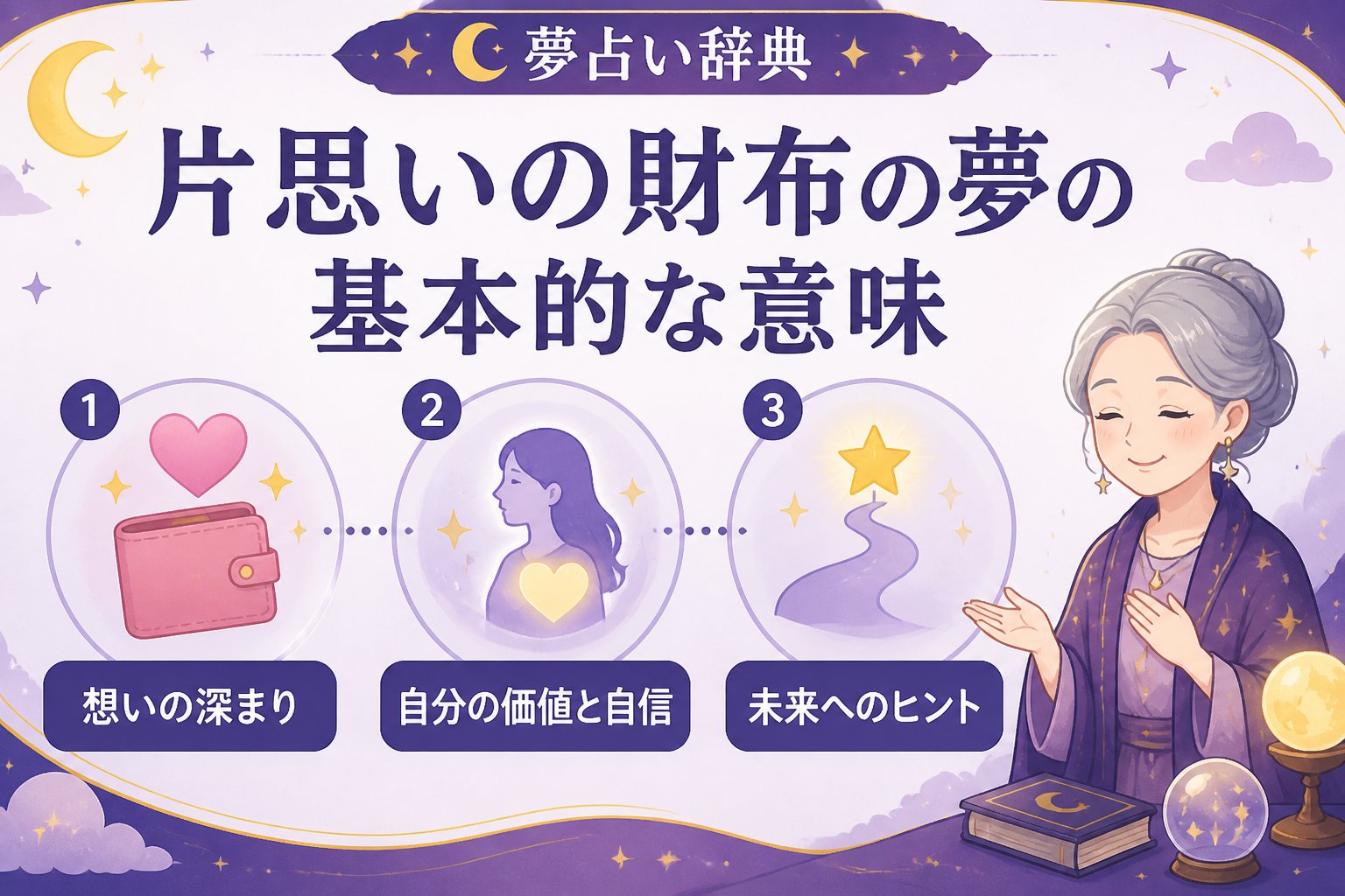 運勢 片思いの財布の夢の基本的な意味