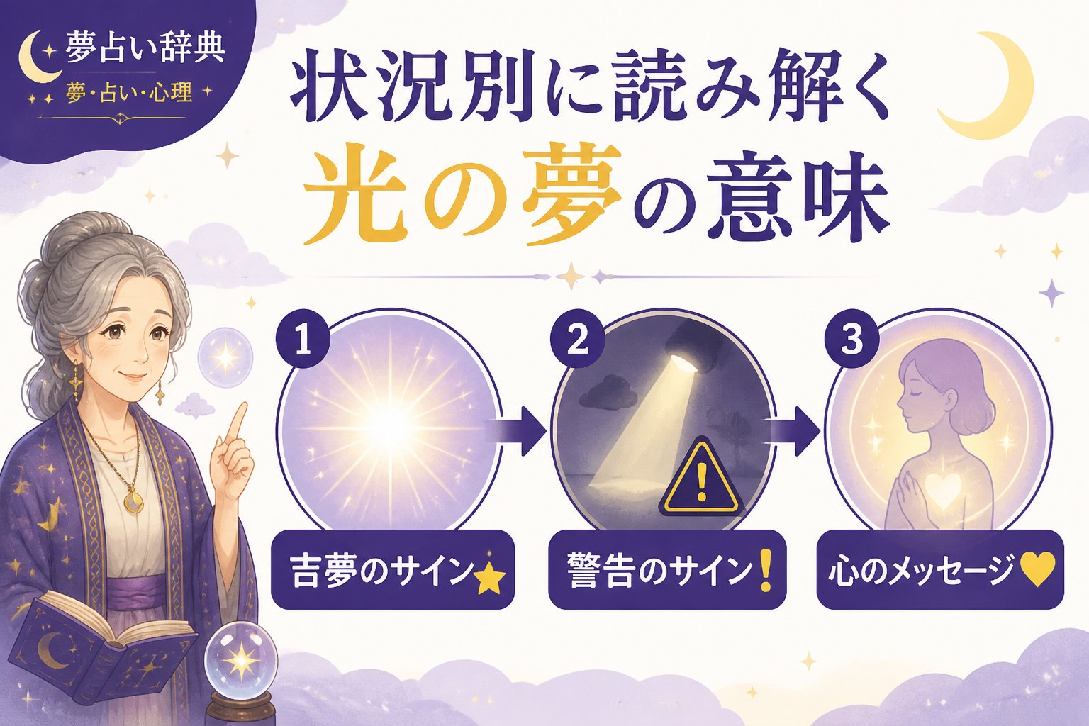 スピリチュアル 状況別に読み解く光の夢の意味