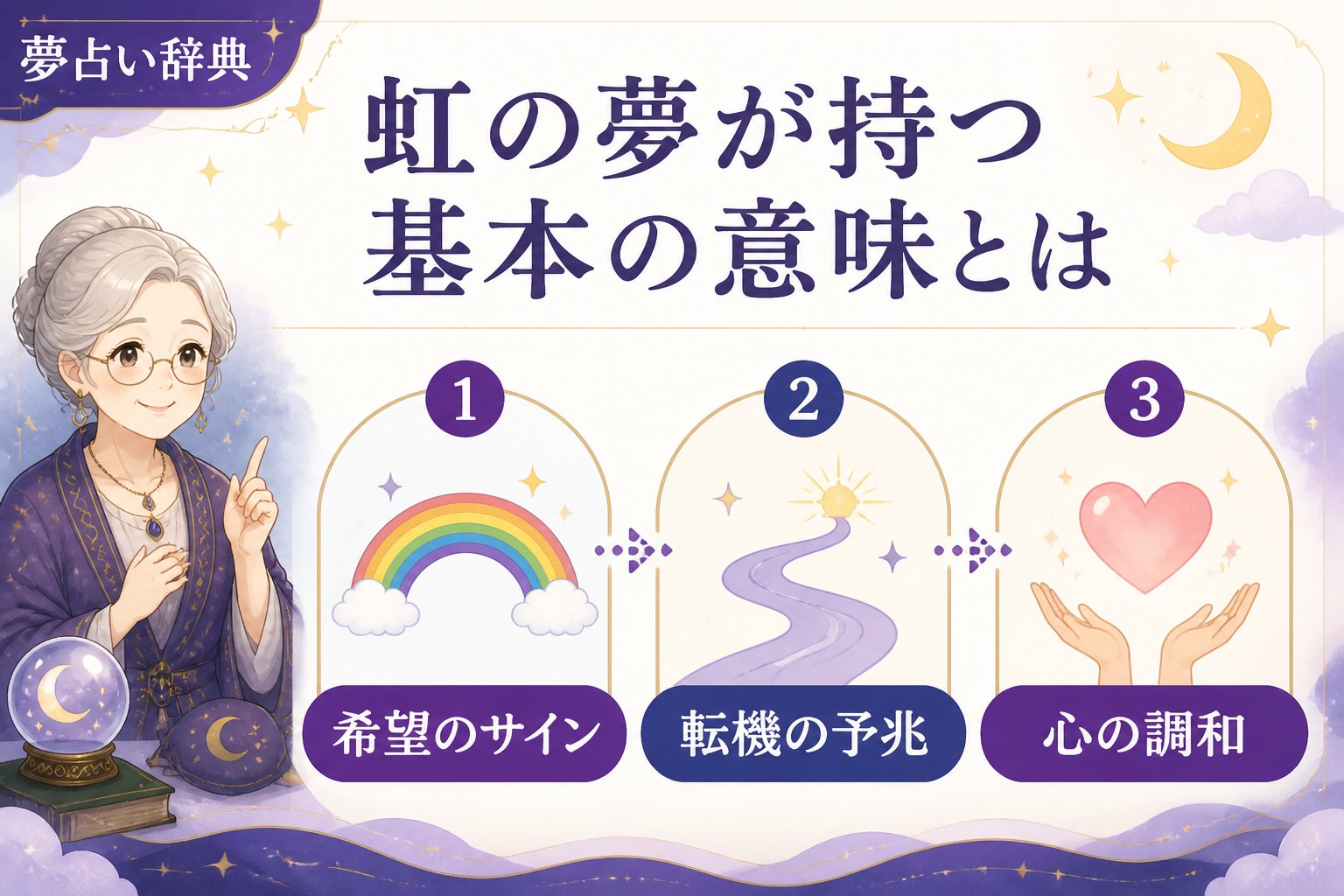 スピリチュアル 虹の夢が持つ基本の意味とは