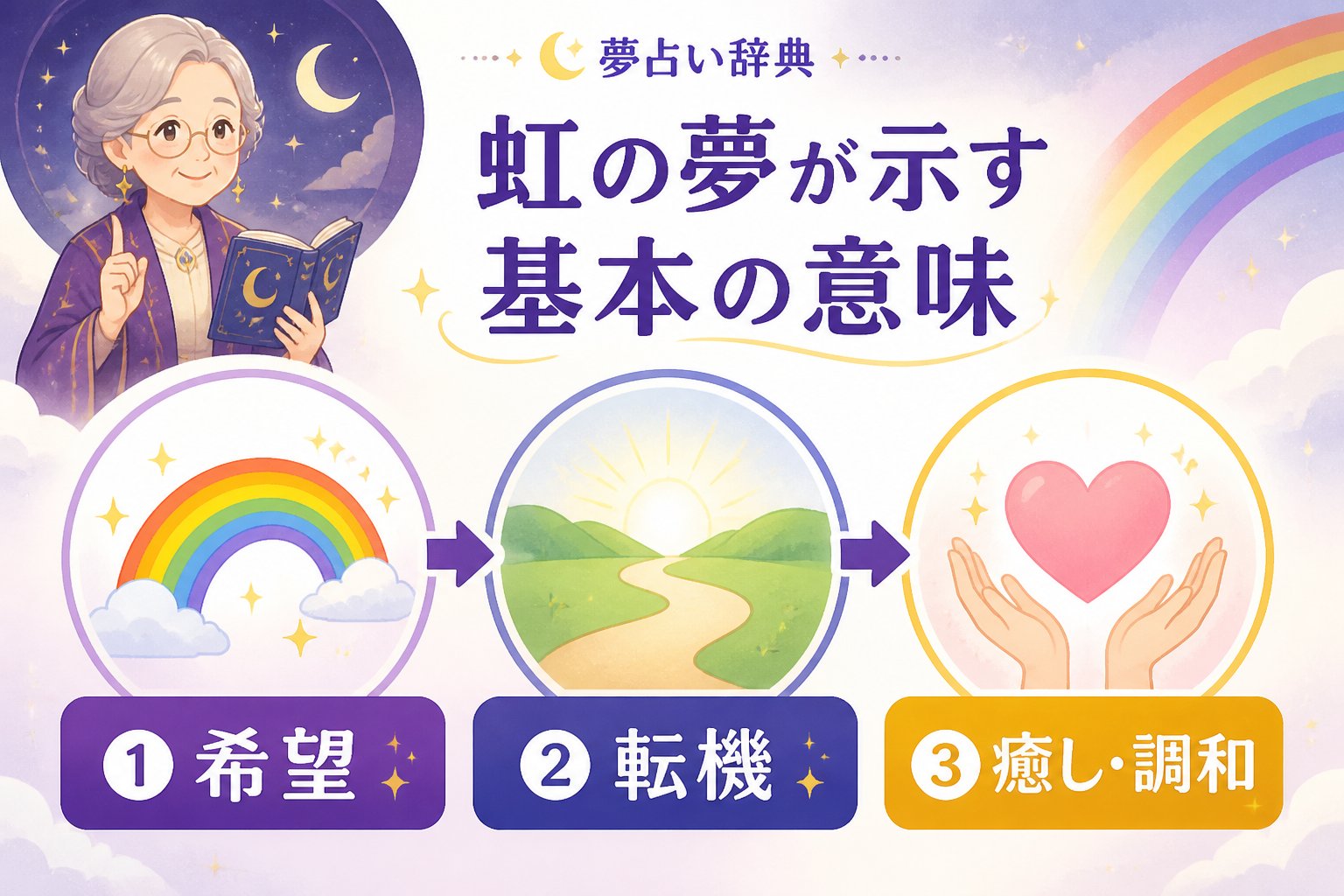 スピリチュアル 虹の夢が示す基本の意味