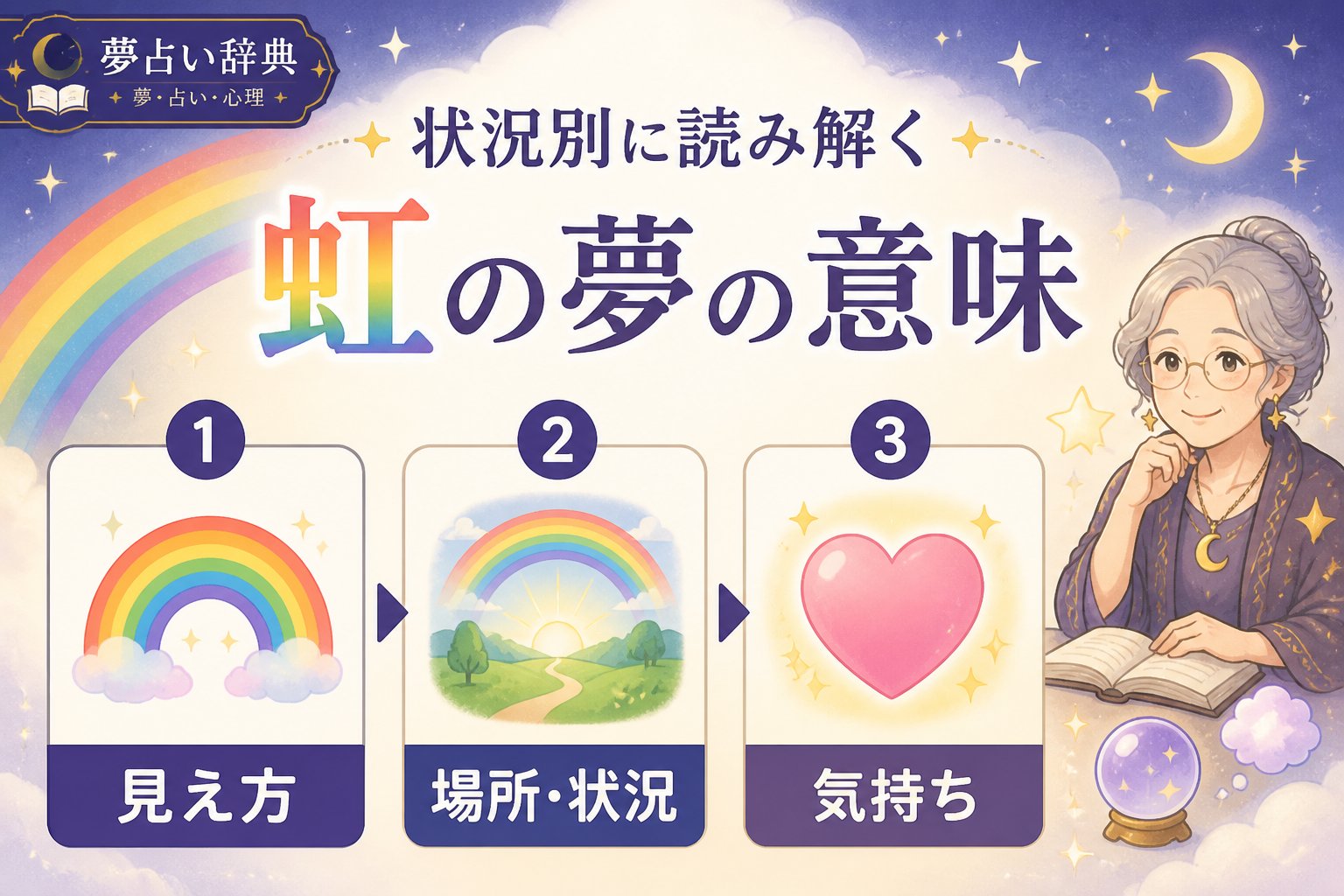 スピリチュアル 状況別に読み解く虹の夢の意味