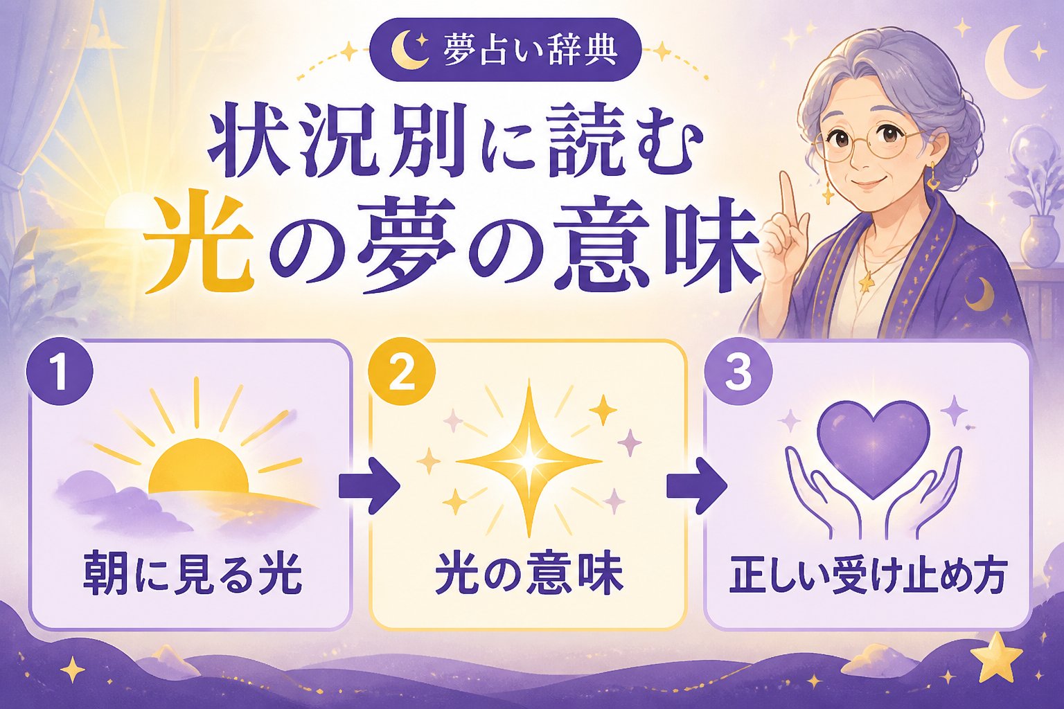 スピリチュアル 状況別に読む光の夢の意味