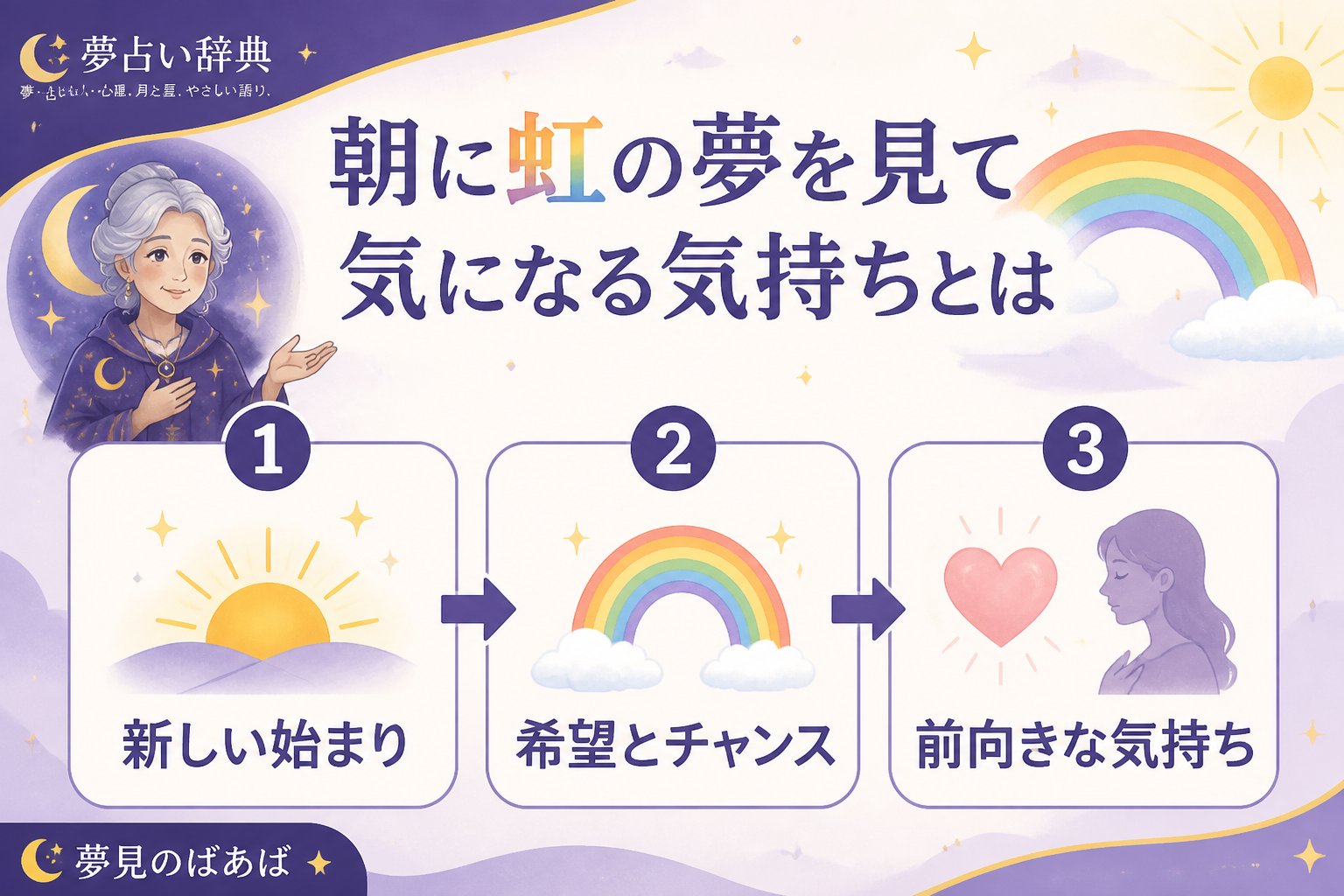 スピリチュアル 朝に虹の夢を見て気になる気持ちとは