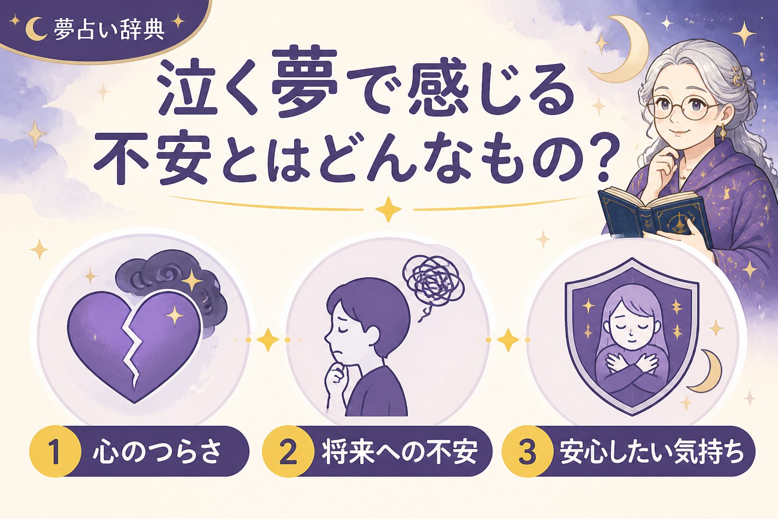 心理 泣く夢で感じる不安とはどんなもの?