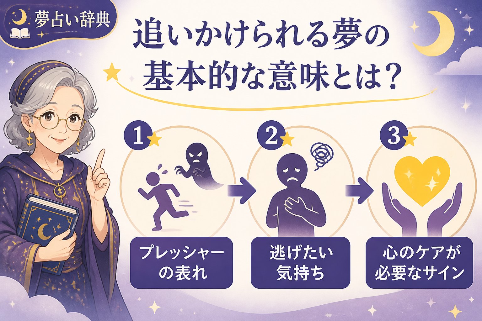 心理 追いかけられる夢の基本的な意味とは？