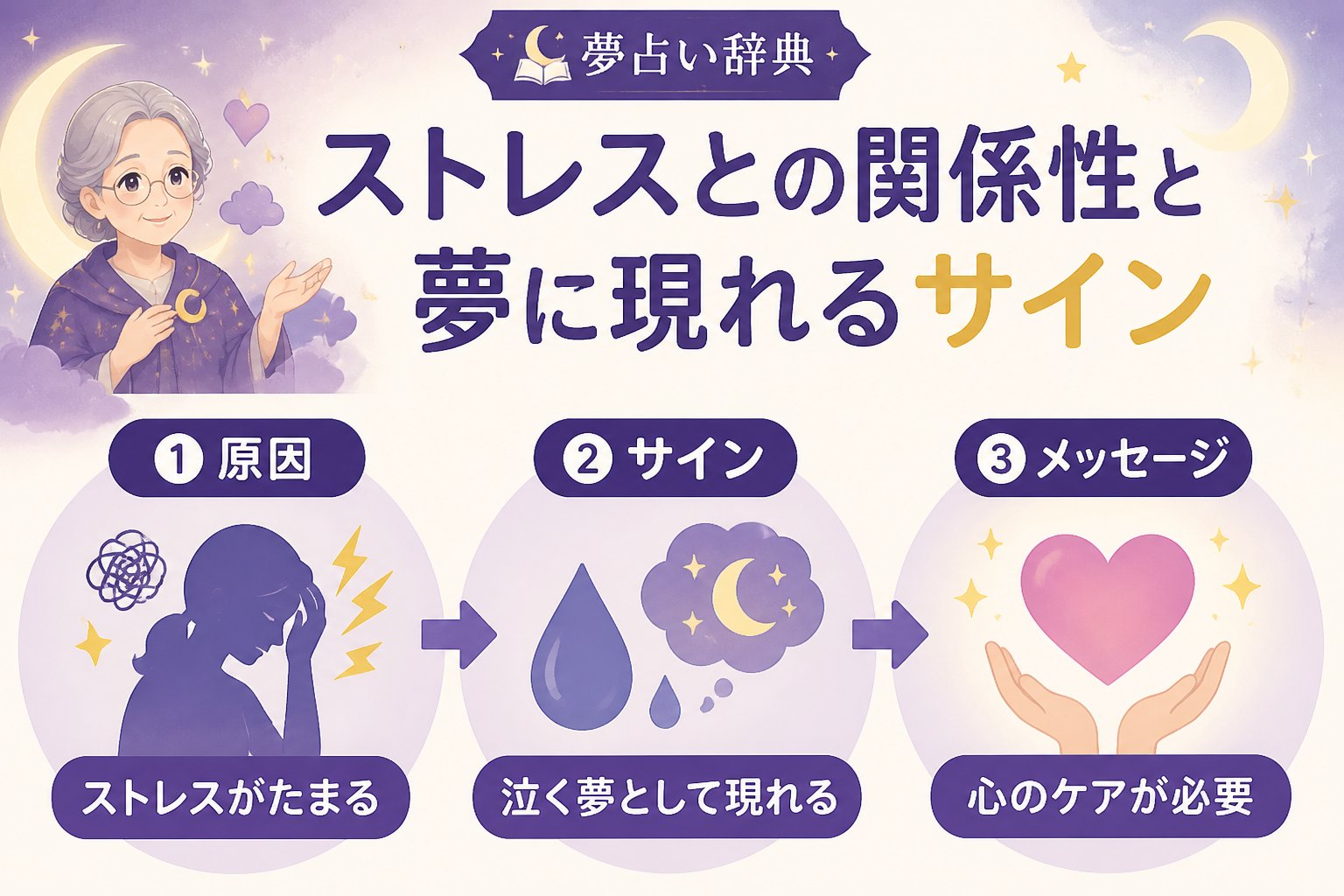 心理 ストレスとの関係性と夢に現れるサイン