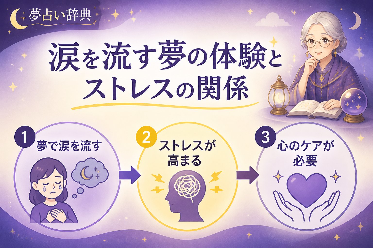 心理 涙を流す夢の体験とストレスの関係
