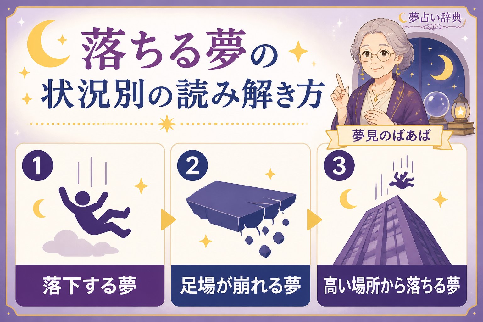 心理 落ちる夢の状況別の読み解き方