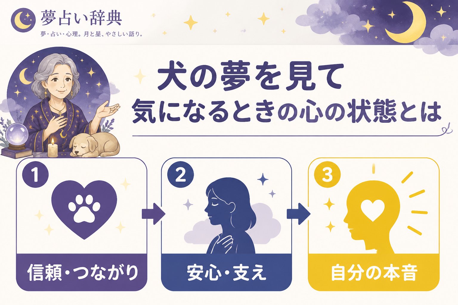 夢占い 犬の夢を見て気になるときの心の状態とは