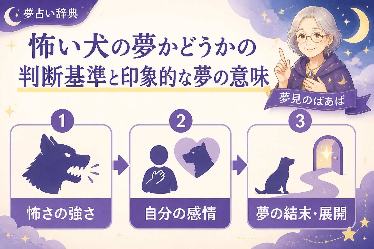 夢占い 怖い犬の夢かどうかの判断基準と印象的な夢の意味