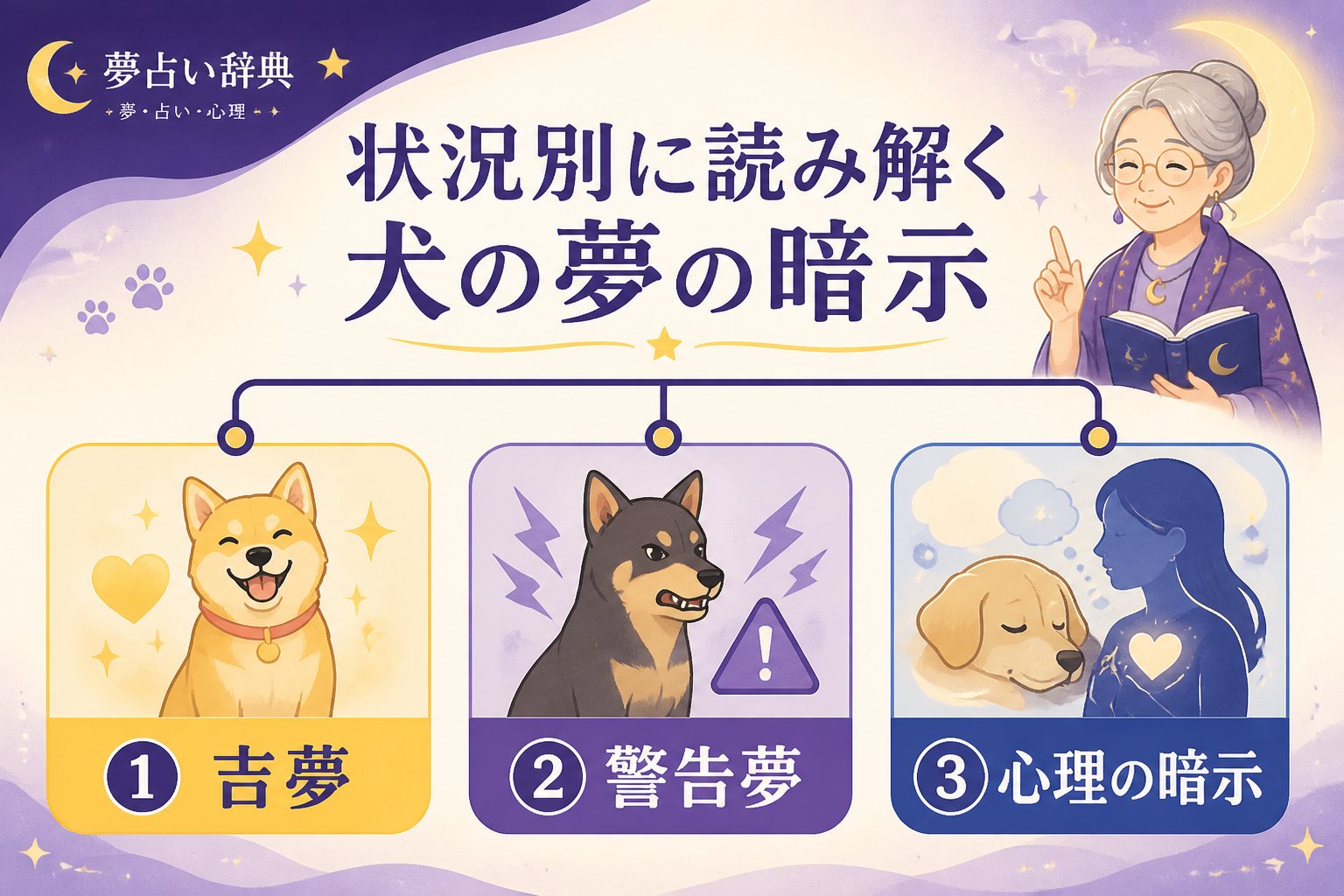 夢占い 状況別に読み解く犬の夢の暗示