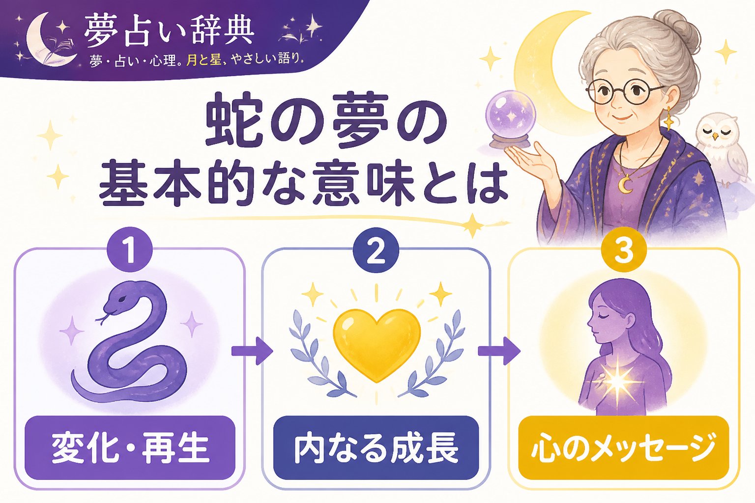 夢占い 蛇の夢の基本的な意味とは