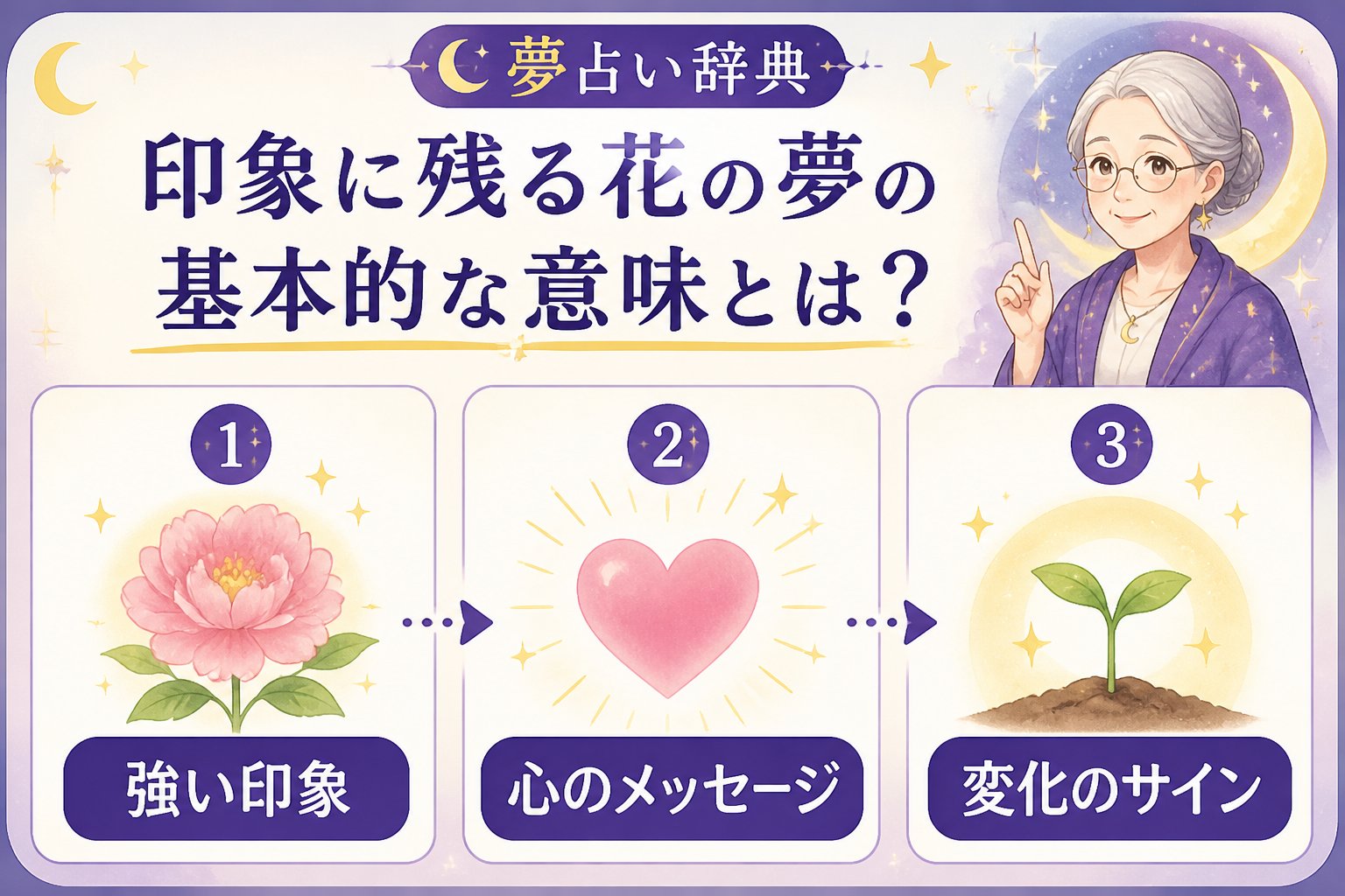 スピリチュアル 印象に残る花の夢の基本的な意味とは?