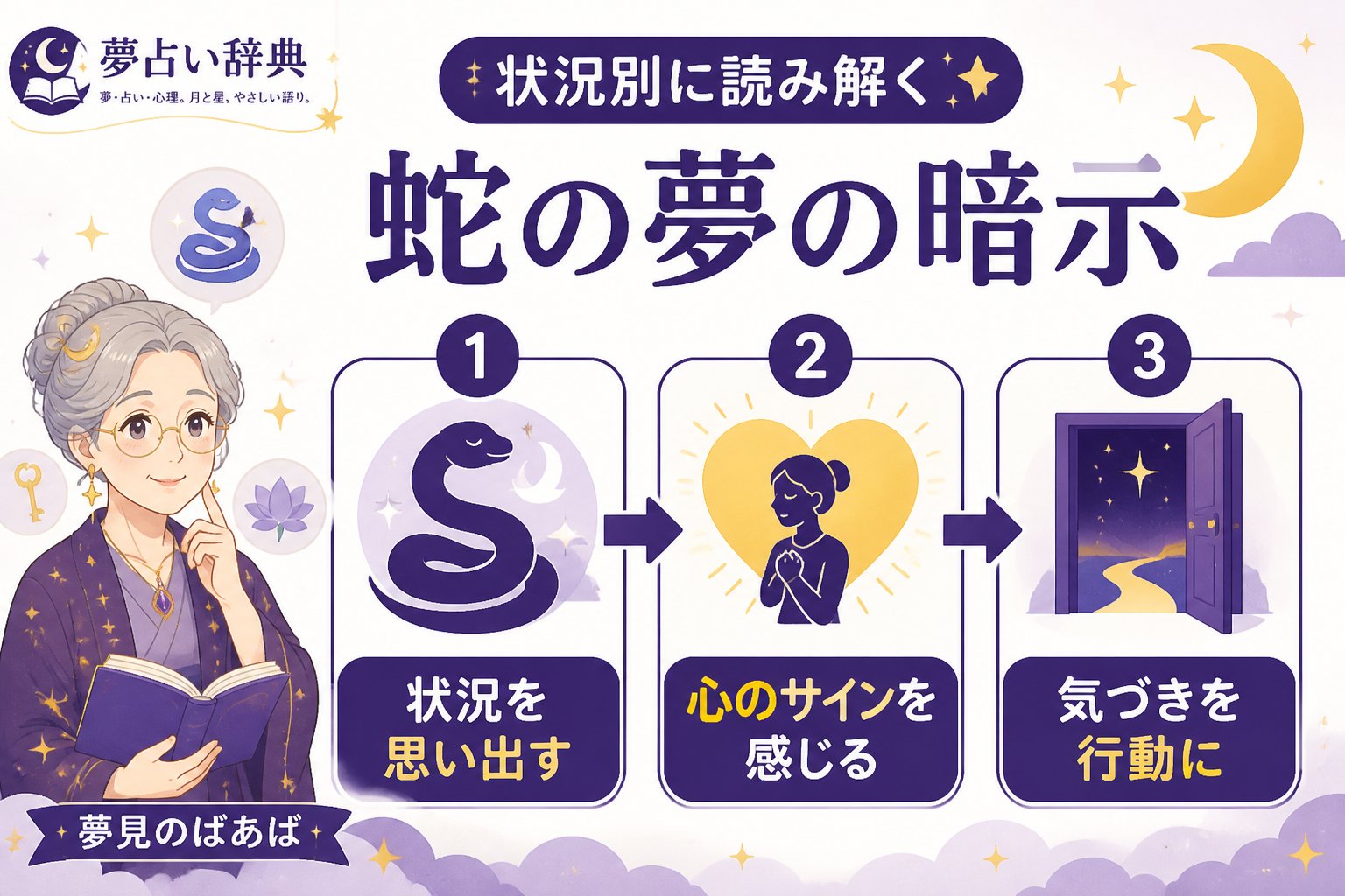 夢占い 状況別に読み解く蛇の夢の暗示