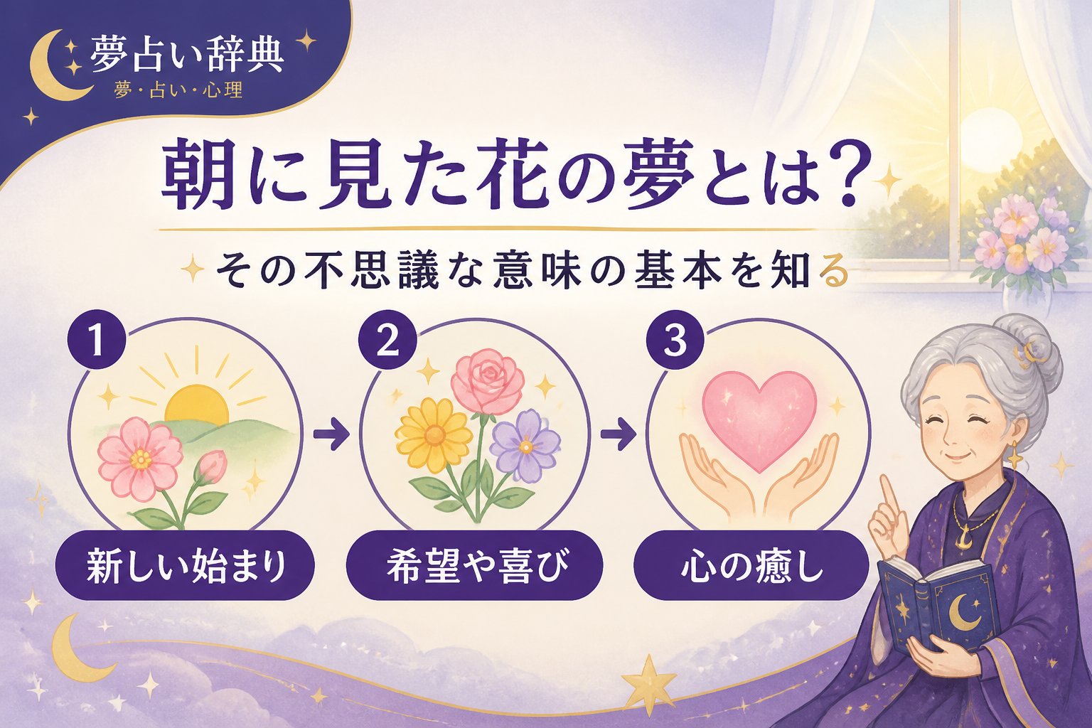スピリチュアル 朝に見た花の夢とは？その不思議な意味の基本を知る
