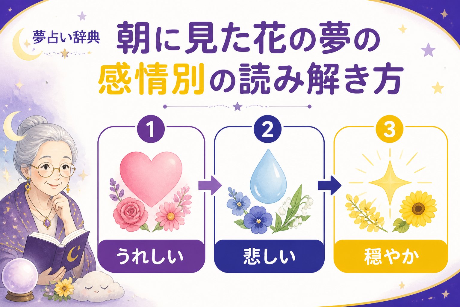 スピリチュアル 朝に見た花の夢の感情別の読み解き方